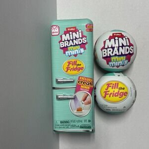 ZURU Mini Brands Fill the Fridge SEALED + 2 Capsules Target Exclusive
